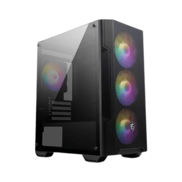 Gabinete Gamer MSI MAG FORGE M100A, Ventiladores Front:3x120mm, Rear:1x120mm, Micro-ATX