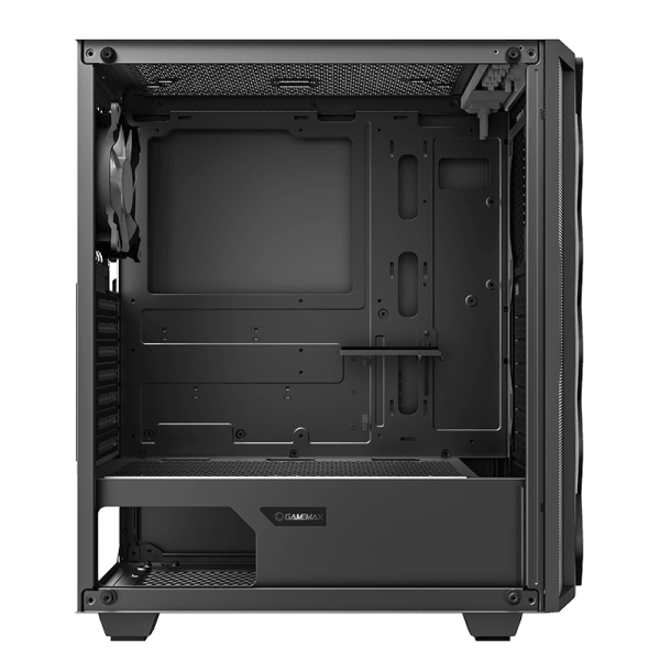 Gabinete Gamer GameMax Diamond COC Black, Vidrio Templado, RGB Programable, Negro, ATX - Imagen 2
