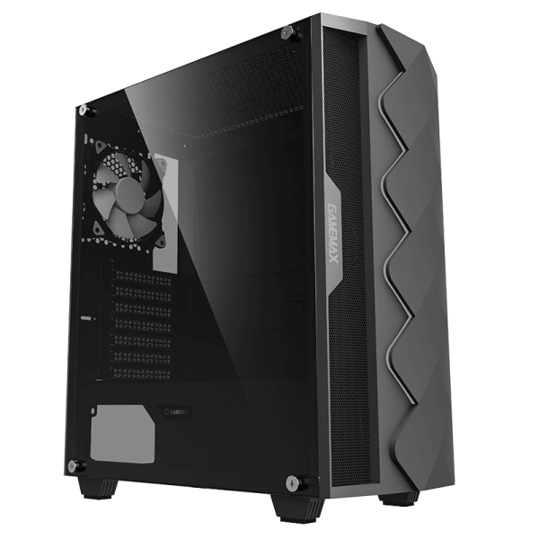 Gabinete Gamer GameMax Diamond COC Black, Vidrio Templado, RGB Programable, Negro, ATX - Imagen 12
