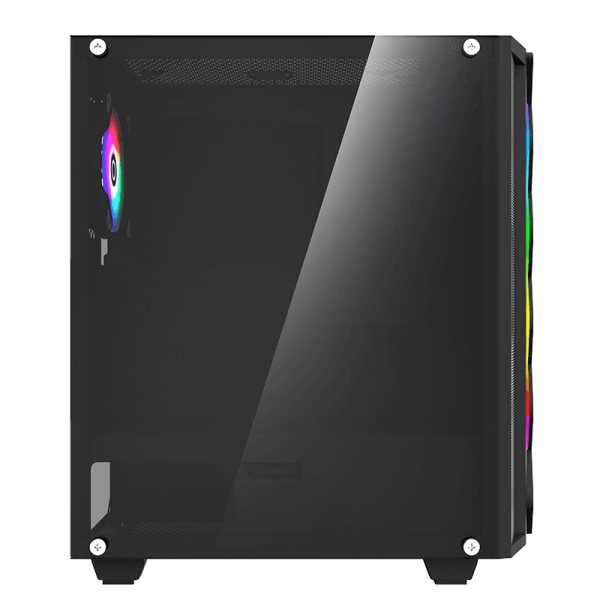 Gabinete Gamer GameMax Diamond COC Black, Vidrio Templado, RGB Programable, Negro, ATX - Imagen 9