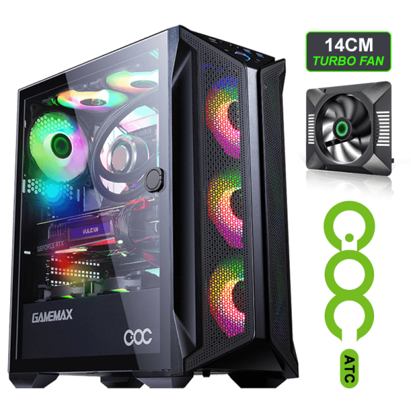 Gabinete Gamer Gamemax Brufen C1, Vidrio Templado, Mid