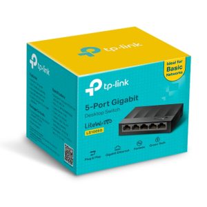 Switch de Escritorio TP LINK LS1005G de 5 Puertos 10/100/1000Mbps
