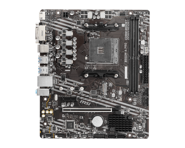 TARJETA MADRE MSI B550M-A PRO, 2DDR4 M.2 HDMI DVI SKT AM4 - Imagen 2