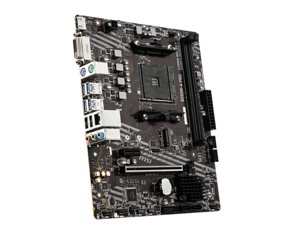 TARJETA MADRE MSI B550M-A PRO, 2DDR4 M.2 HDMI DVI SKT AM4 - Imagen 4
