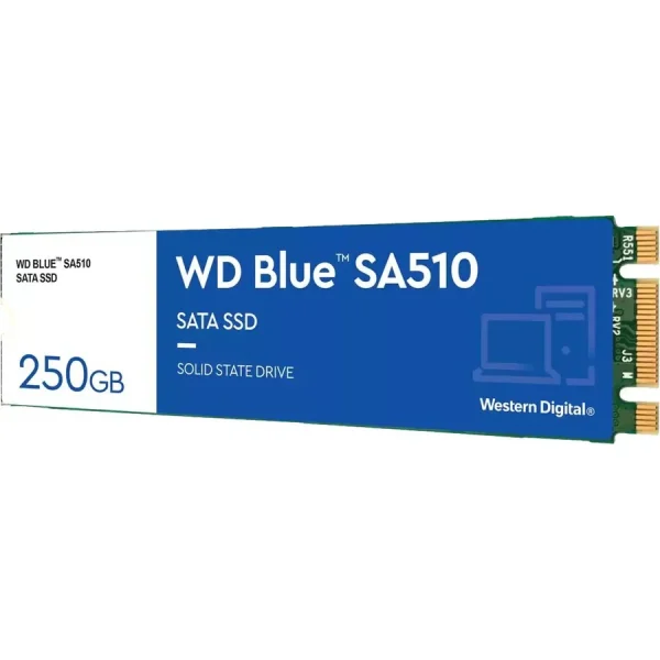 DISCO DURO SSD WESTERN.DIGITAL, 250GB, M.2 SATA, BLUE - Imagen 2
